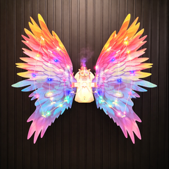 Dream Princess Wings – Light, Music & Spray Angel Wings with Controller