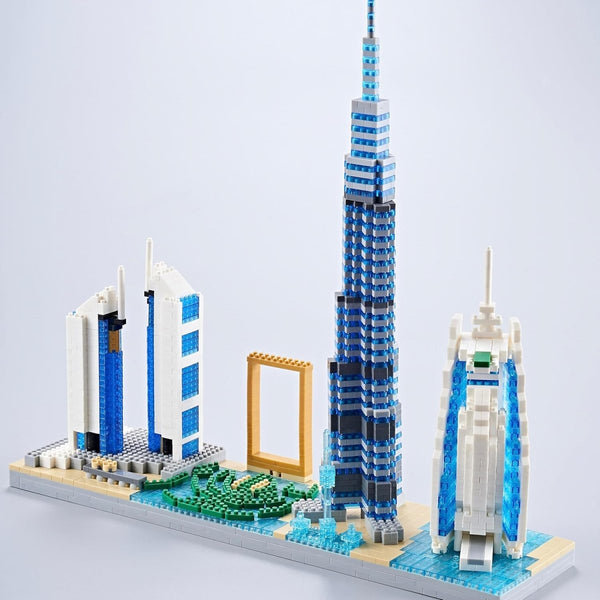 Dubai Skyline Landmark Building Set – 3000+ PCS