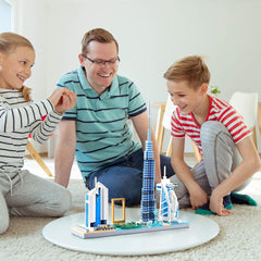 Dubai Skyline Landmark Building Set – 3000+ PCS