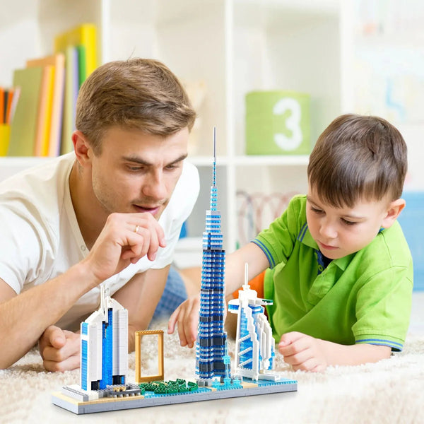 Dubai Skyline Landmark Building Set – 3000+ PCS