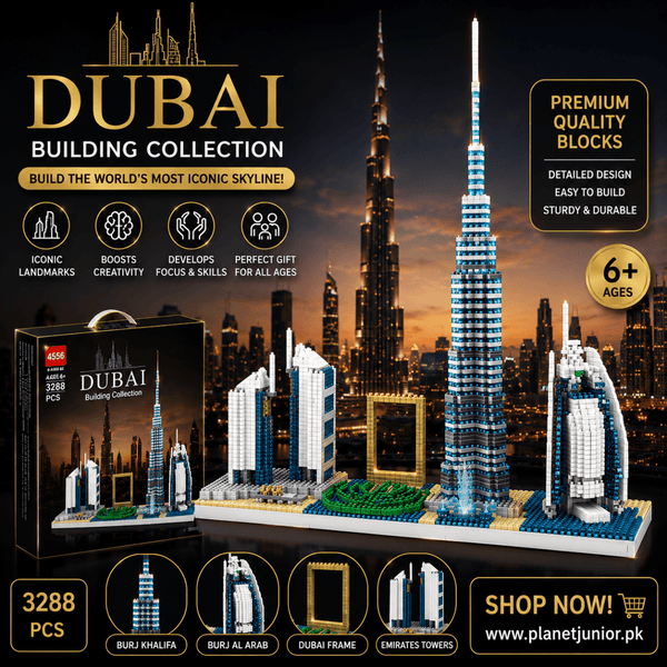 Dubai Skyline Landmark Building Set – 3000+ PCS