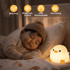 Duck Night Light – Cute Soft Glow Bedside Lamp for Kids’ Room