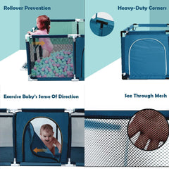 Durable Premium Play Tent with 30 Ball Pit & Metal Rods – Portable Playhouse Adventure Set 🏕️🎪✨