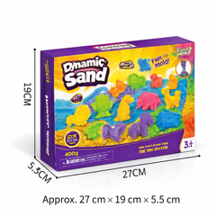 Dynamic Kinetic Sand Play Set with Molds – Soft Sensory Sand Kit for Kids
