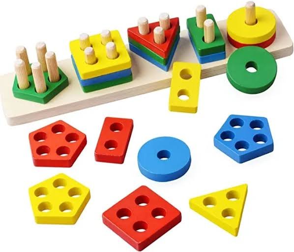 Early Learning Geometry Sorting Board 🧩