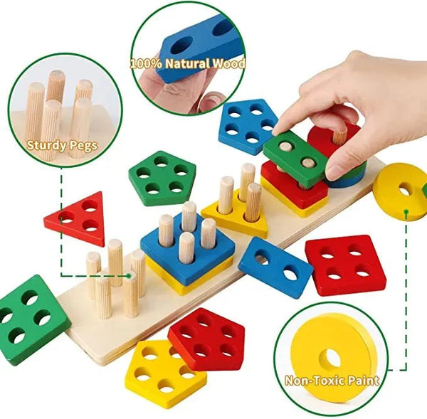 Early Learning Geometry Sorting Board 🧩
