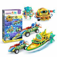 Educational 6-in-1 Robot Building Stem Kit for Kids – STEM Science Set