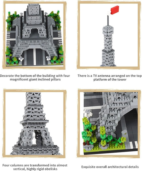 Eiffel Tower Building Blocks Set – 3000+ Pcs Masterpiece Kit
