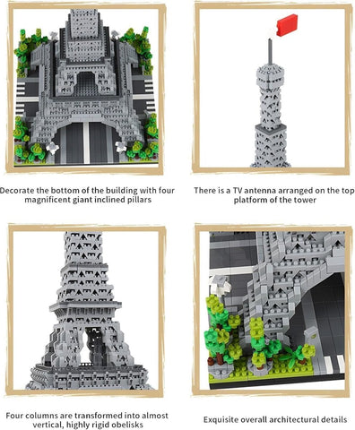 Eiffel Tower Building Blocks Set – 3000+ Pcs Masterpiece Kit