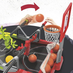 Indoor 2-in-1 Foosball & Basketball Tabletop Set