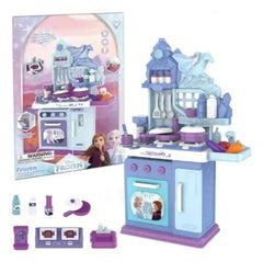 Frozen Themed Ice Magic Kitchen Play Set – Lights, Sounds & Real Water Sink Kitchen