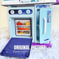 Frozen Themed Ice Magic Kitchen Play Set – Lights, Sounds & Real Water Sink Kitchen