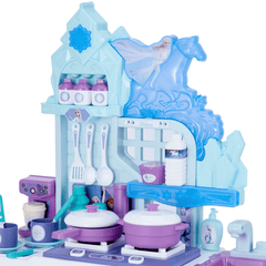 Frozen Themed Ice Magic Kitchen Play Set – Lights, Sounds & Real Water Sink Kitchen