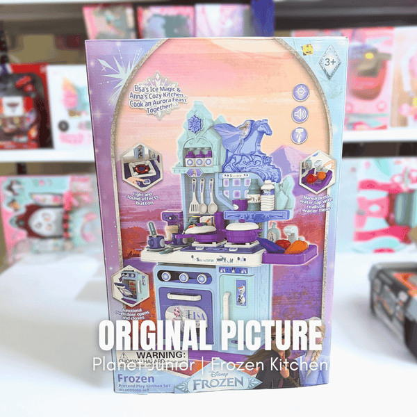 Frozen Themed Ice Magic Kitchen Play Set – Lights, Sounds & Real Water Sink Kitchen