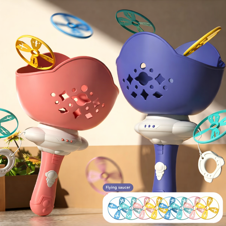 Fun Flying Saucer Disc Launcher for Kids