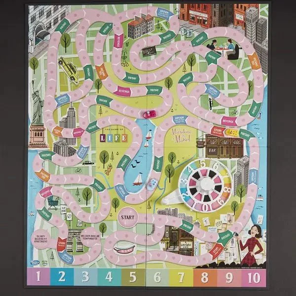 Hasbro Board Game of Life: The Marvelous Mrs. Maisel Edition