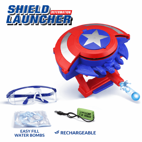 Hero Shield Water Launcher – Rechargeable Water Battle Blaster for Kids