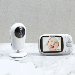 High-Resolution Baby Video Monitor – 3.2" LED, Clear Audio & Safe Connection