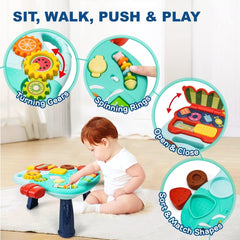 Huanger Multi-Function Baby Walker 2-in-1 – Activity Table & Push Walker