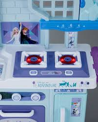 Frozen Themed Ice Magic Kitchen Play Set – Lights, Sounds & Real Water Sink Kitchen