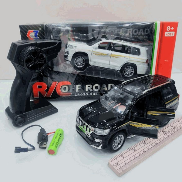 Rechargeable Metal RC Off-Road SUV with Opening Doors & LED Lights