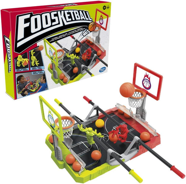Indoor 2-in-1 Foosball & Basketball Tabletop Set