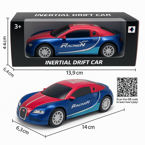 Inertial Drift Friction Racing Car – Sleek, Fast & Ready to Slide
