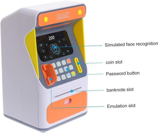 Intelligent Kids Digital ATM Bank – ATM Box with Scanner & ATM Card
