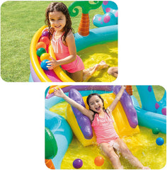 Intex Dino Land Play Center - Multicolor | 10.5 Feet+ x 7.5 Feet+ x 3.5 Feet+