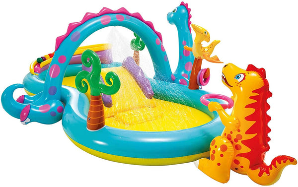 Intex Dino Land Play Center - Multicolor | 10.5 Feet+ x 7.5 Feet+ x 3.5 Feet+