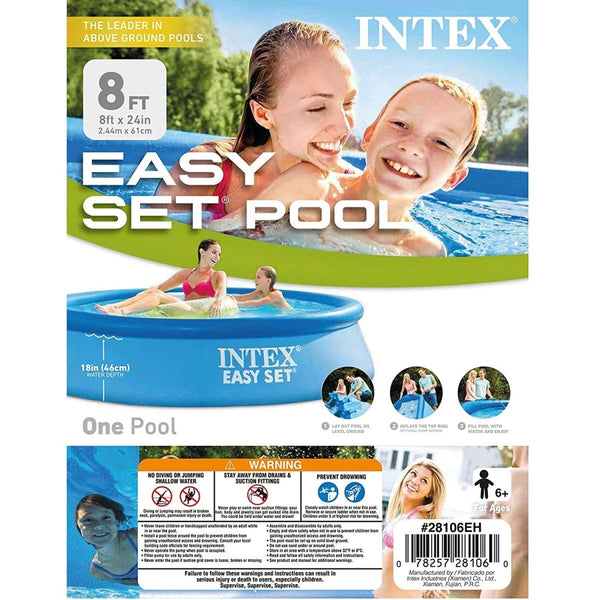 Intex Easy Set Pool | 8 Feet x 2 Feet