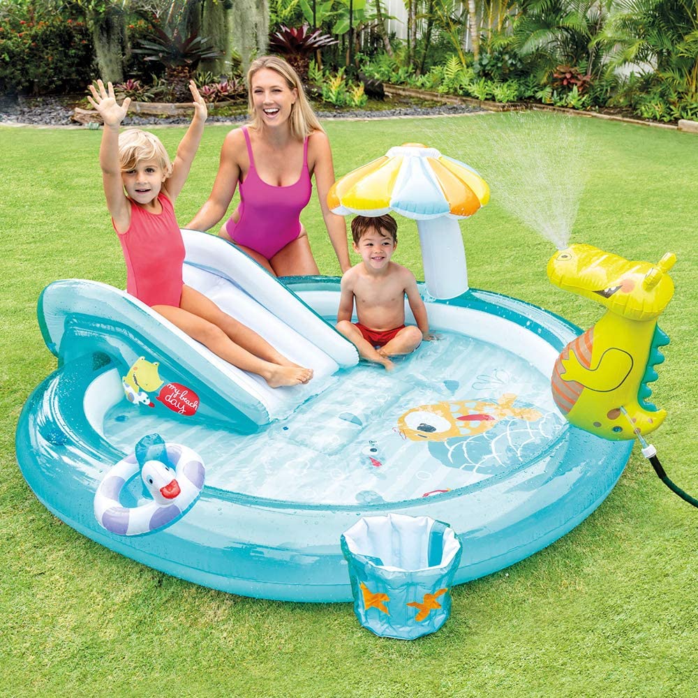 Intex Gator Play Cener | 6.5 Feet+ x 5.5 Feet+ x 2.5 Feet+