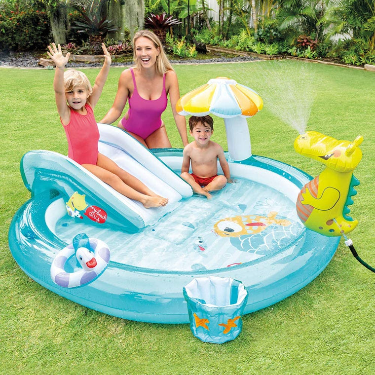 Intex Gator Play Cener | 6.5 Feet+ x 5.5 Feet+ x 2.5 Feet+