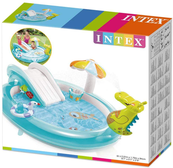 Intex Gator Play Cener | 6.5 Feet+ x 5.5 Feet+ x 2.5 Feet+