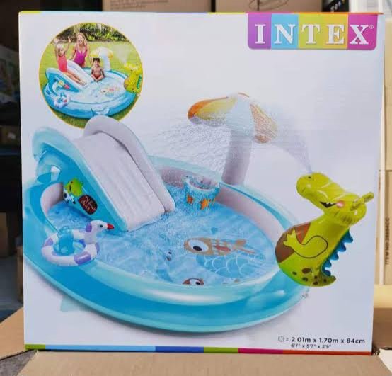 Intex Gator Play Cener | 6.5 Feet+ x 5.5 Feet+ x 2.5 Feet+