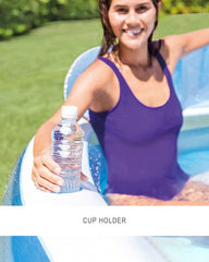 Intex Inflatable Spacious Family Pool Center | 7.4 ft x 7 ft x 2.5 ft