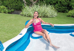 Intex Large Swim Center Family Pool | 7.5 Feet+ x 7.5 Feet+ x 2 Feet+