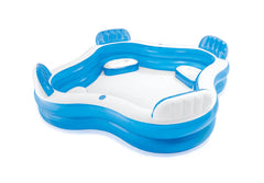 Intex Large Swim Center Family Pool | 7.5 Feet+ x 7.5 Feet+ x 2 Feet+