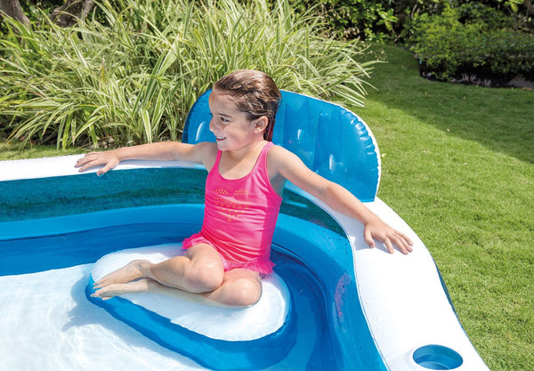 Intex Large Swim Center Family Pool | 7.5 Feet+ x 7.5 Feet+ x 2 Feet+