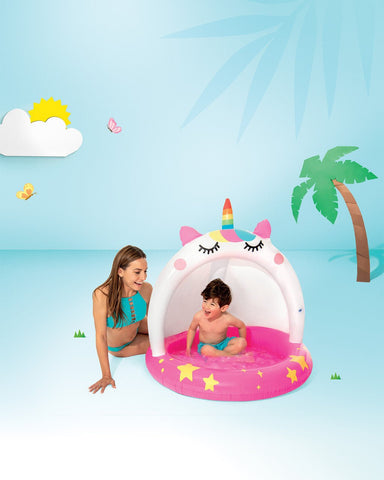 Intex Inflatable Unicorn Baby Pool | 3 Feet+ x 3 Feet+