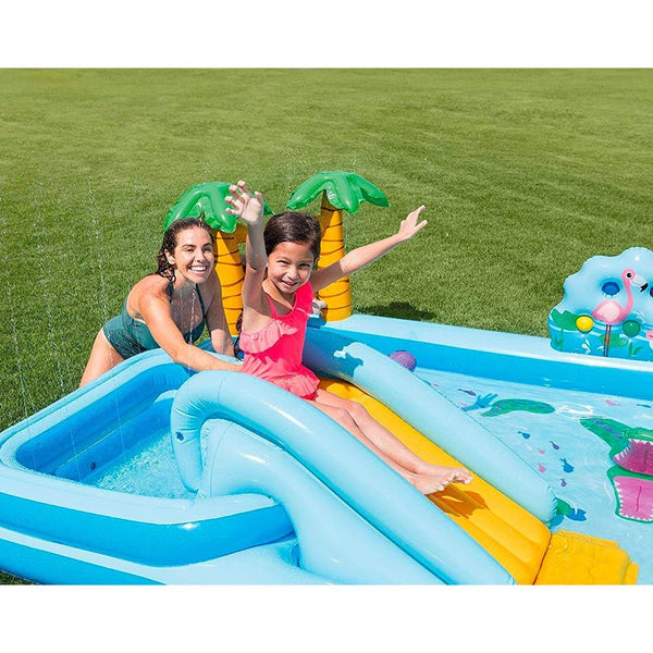 Intex Jungle Adventure Play Center | 7 Feet+ x 5.5 Feet+ x 2 Feet+