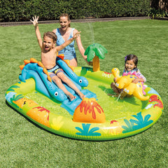 Intex Little Dino Dinosaur Themed Pool For Kids | 6 Feet+ x 5 Feet x 2 Feet
