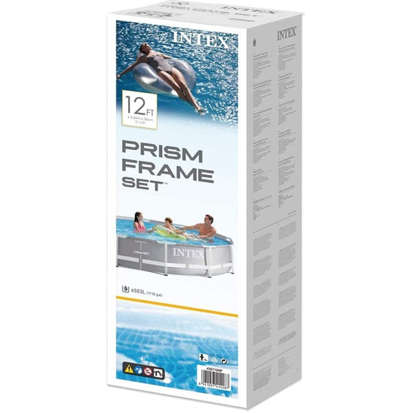 Intex Prism Frame Pool | 12 Feet x 2.5 Feet