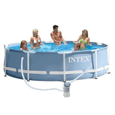 Intex Prism Frame Pool with Filter | 10 Feet x 2.5 Feet