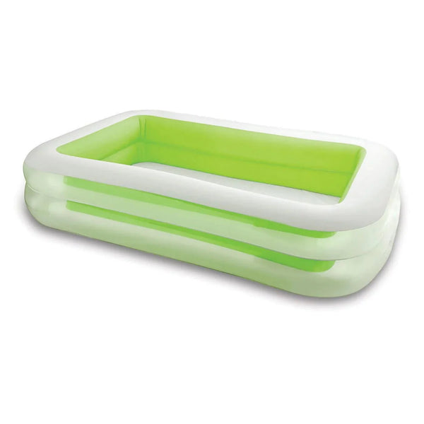 Intex Quick Inflatable Swim Center Family Pool | 8.5 Feet x 5.5 Feet+ x 1.5 Feet+