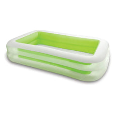 Intex Quick Inflatable Swim Center Family Pool | 8.5 Feet x 5.5 Feet+ x 1.5 Feet+