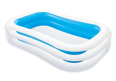 Intex Quick Inflatable Swim Center Family Pool | 8.5 Feet x 5.5 Feet+ x 1.5 Feet+