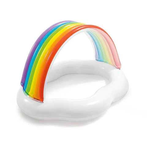 Intex Rainbow Cloud Baby Pool | 4.5 Feet+ x 3.5 Feet+ x 2.5 Feet+