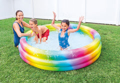 Intex Rainbow Ombre Inflatable Pool | 5.5 Feet x 1 Feet+