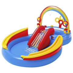 Intex Rainbow Ring Play Center | 10 Feet x 6.4 Feet+ x 4.5 Feet